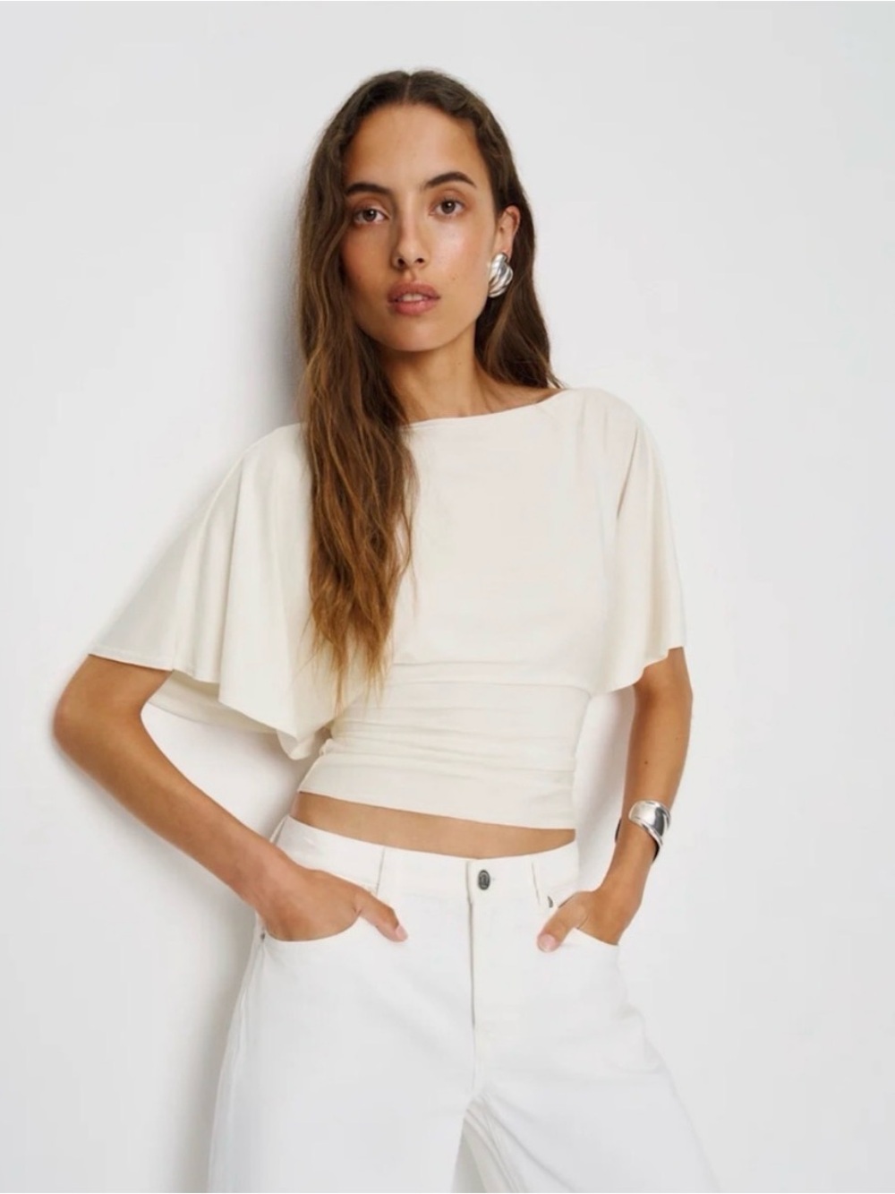 Reformation Avery Knit Top